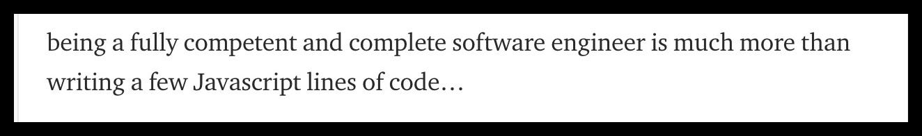 “being a fully competent and complete software is much more … ”