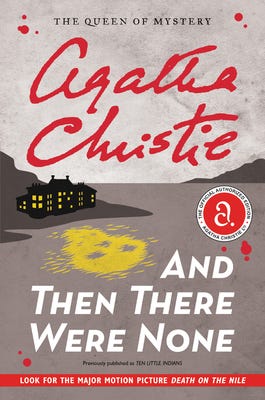 Front cover of Agatha Christie's And there were none