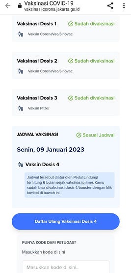 Vaskinasi Booster di Jaki