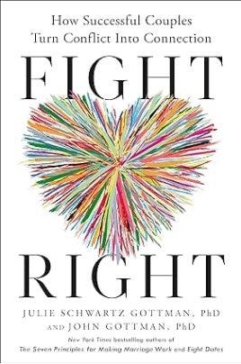 fight right by julie schwartz gottman