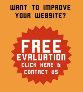 Business website improvement redesign contact