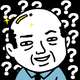 Cartoon of man surrounded by question marks