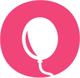 Hostowambe logo — a balloon in the letter “O”