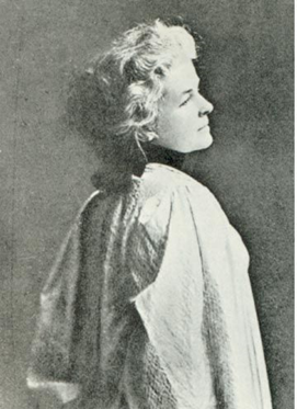 Photograph of long time friend of Tesla, Katharine Johnson, wife of the poet Robert Underwood Johnson. Source: Unknown.