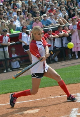 Carrie Underwood At City Of Hope's 2012 Celebrity Softball Challenge