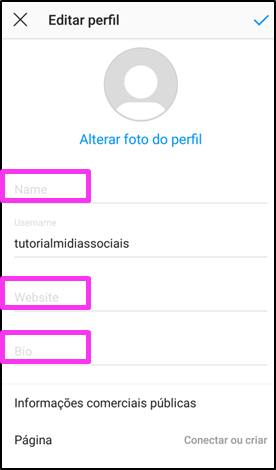 instagram profissional