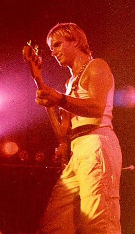 Sting playing in Buenos Aires, 1980.