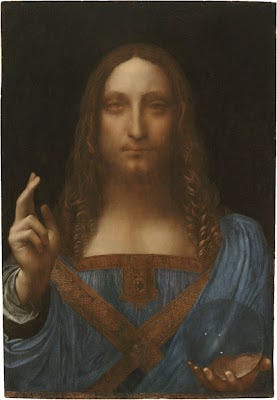 Leonardo Da Vinci ‘s Christ — Abhaya mudra: Mudra of fearlessness and protection