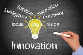 Innovation includes solution, intelligence, ideas, inspiration, vision and creativity