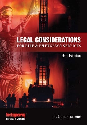 Legal Considerations for Fire & Emergency Services E book