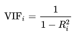 Formula of VIF