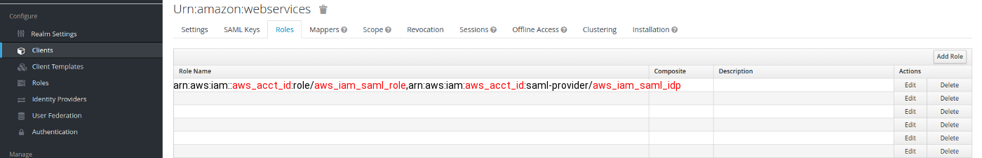 aws_acct_id — your AWS account ID, aws_iam_saml_role — AWS IAM SAML role, aws_iam_saml_idp — AWS IAM SAML Identity Provider