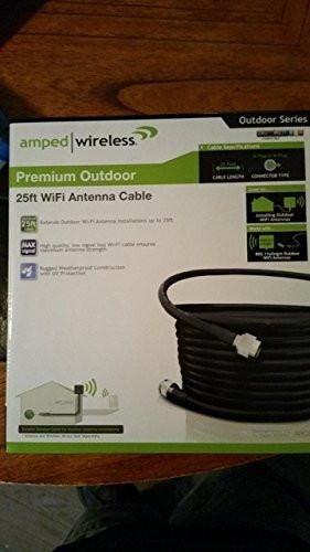Amped Wireless APC25EX Premium 25ft Outdoor WiFi Antenna Cable