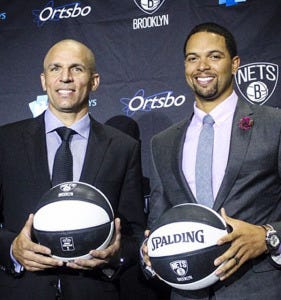 Jason kidd Deron williams brooklyn nets press conference