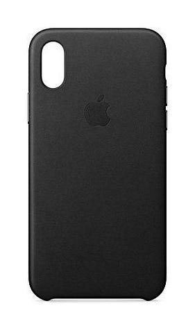 Apple iPhone X Leather Case - Black
