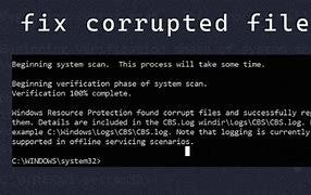 Repair Corrupted System Files