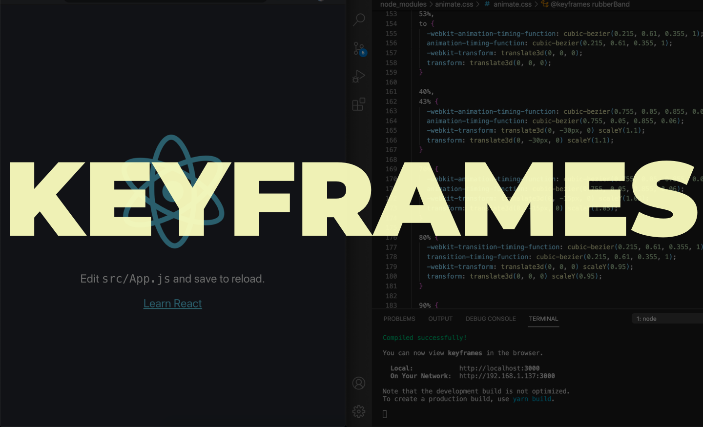 How to Animate with CSS Keyframes (in React)