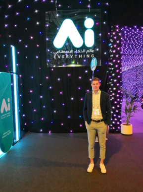 Me at the AI Summit in Dubai