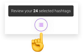 Review your hashtags before you copy and paste