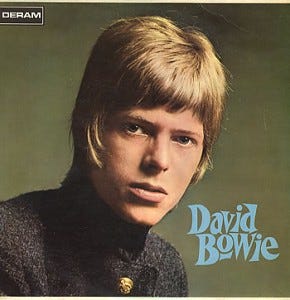 Picture of David Bowie’s self-titled 1967 debut album cover