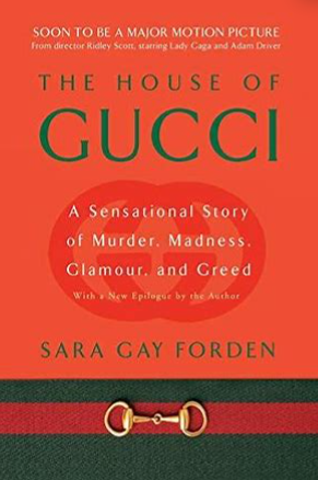 Book cover of the book “The House of Gucci”.