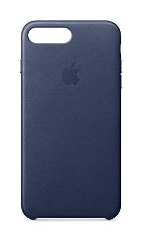 Apple Leather Case for iPhone 8 Plus and iPhone 7 Plus - Midnight Blue