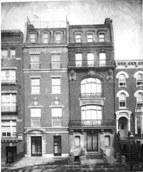 The Gothic Victorian rowhouse at 129 East 70th Street was built during the Civil War, making it the oldest building in this Upper East Side historic district.