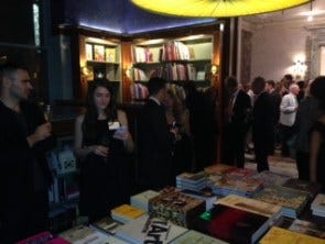 Guests enjoy the selection.