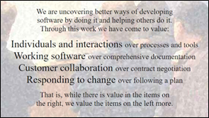 The Four values of Agile