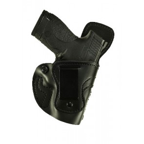 a black leather holster