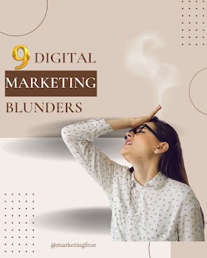 Digital Marketing Blunders