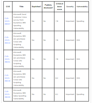 Microsoft Dynamics vulnerabilities