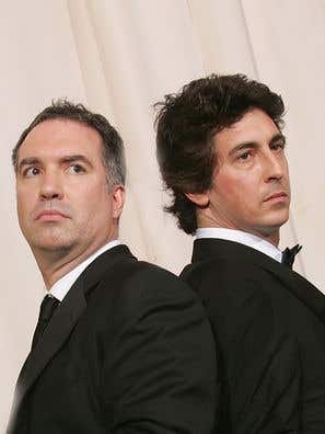 Alexander Payne and Jim Taylor at the Academy Awards