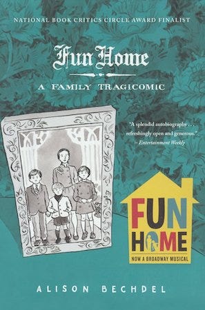 Fun Home: A Family Tragicomic by Alison Bechdel book cover