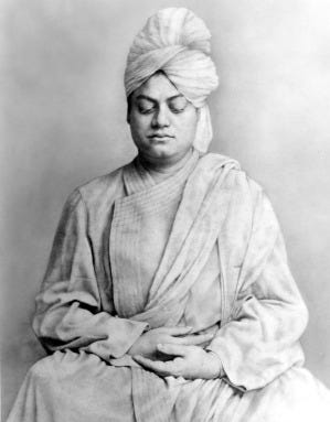 Image of Swami Vivekananda in meditative