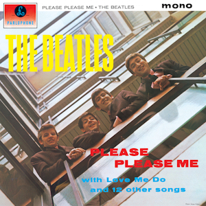 The Beatles’ Please, Please Me album cover