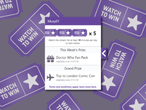 Watch to Win extension screenshot