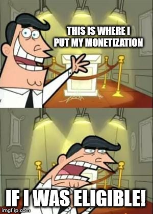 A meme related to monetization