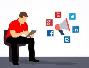 website social media integration