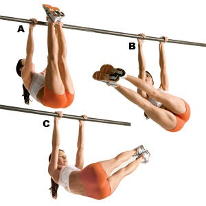 Windshield wipers help two PFT components: abs and grip strength for pullups