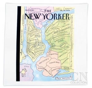 New Yorker pillow