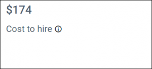 Cost to Hire in HR Recruitment Management Dashboard
