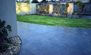 The best stamped concrete driveway in town!