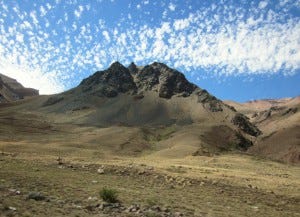 Andes looking volcanic