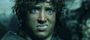 Frodo didn't take well to the food in Mordor.