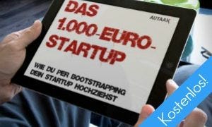 Das 1.000-Euro-Startup