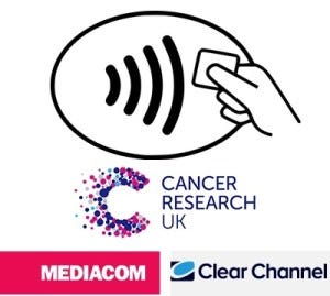 Clear Channel Media Com Cancer Research logo