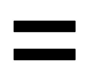 Equals sign