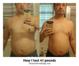 losing 41 pounds -My weight loss journey