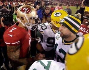 Aaron Rodgers, Colin Kaepernick